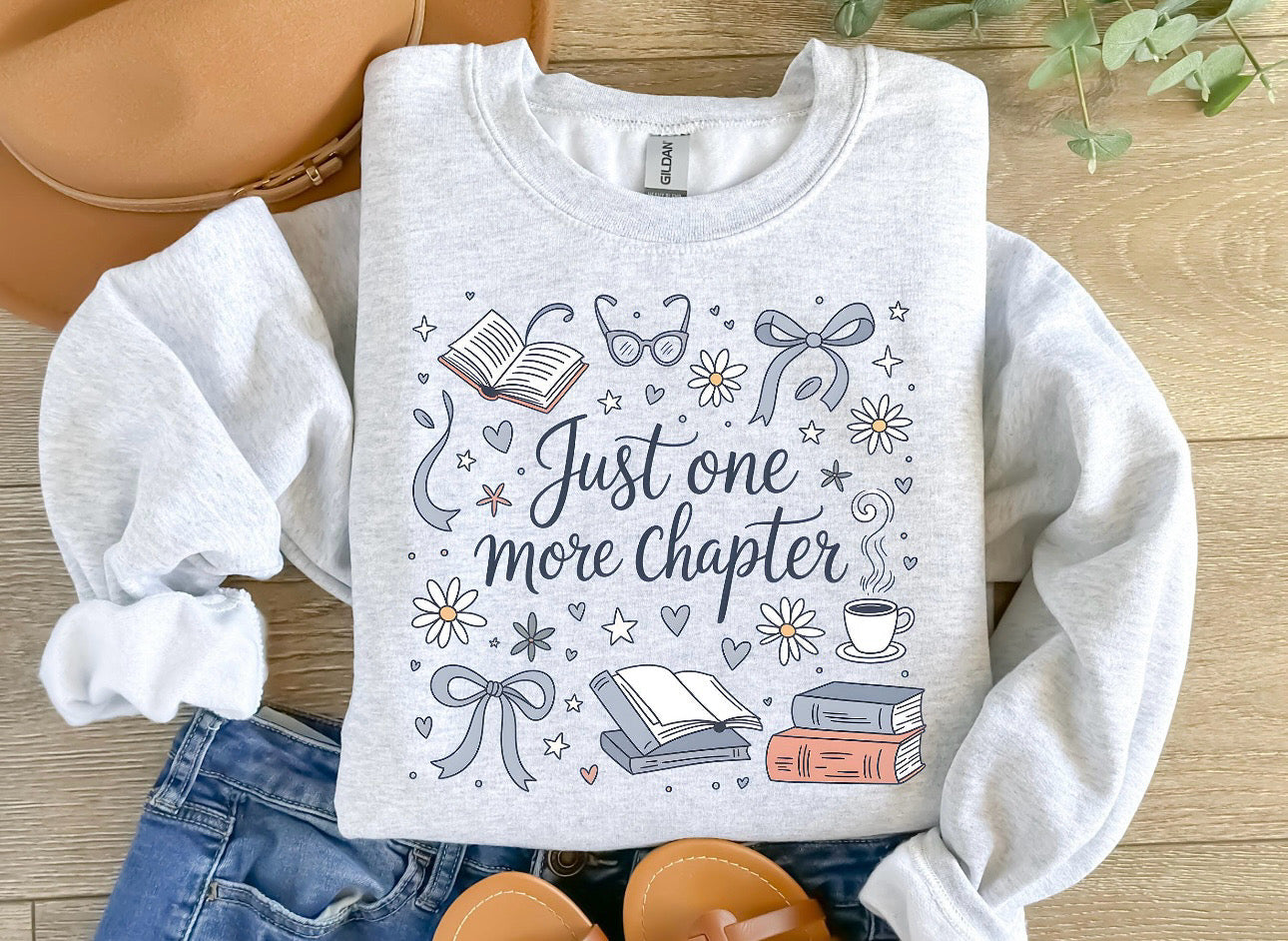 Just one more chapter Crewneck Sweater