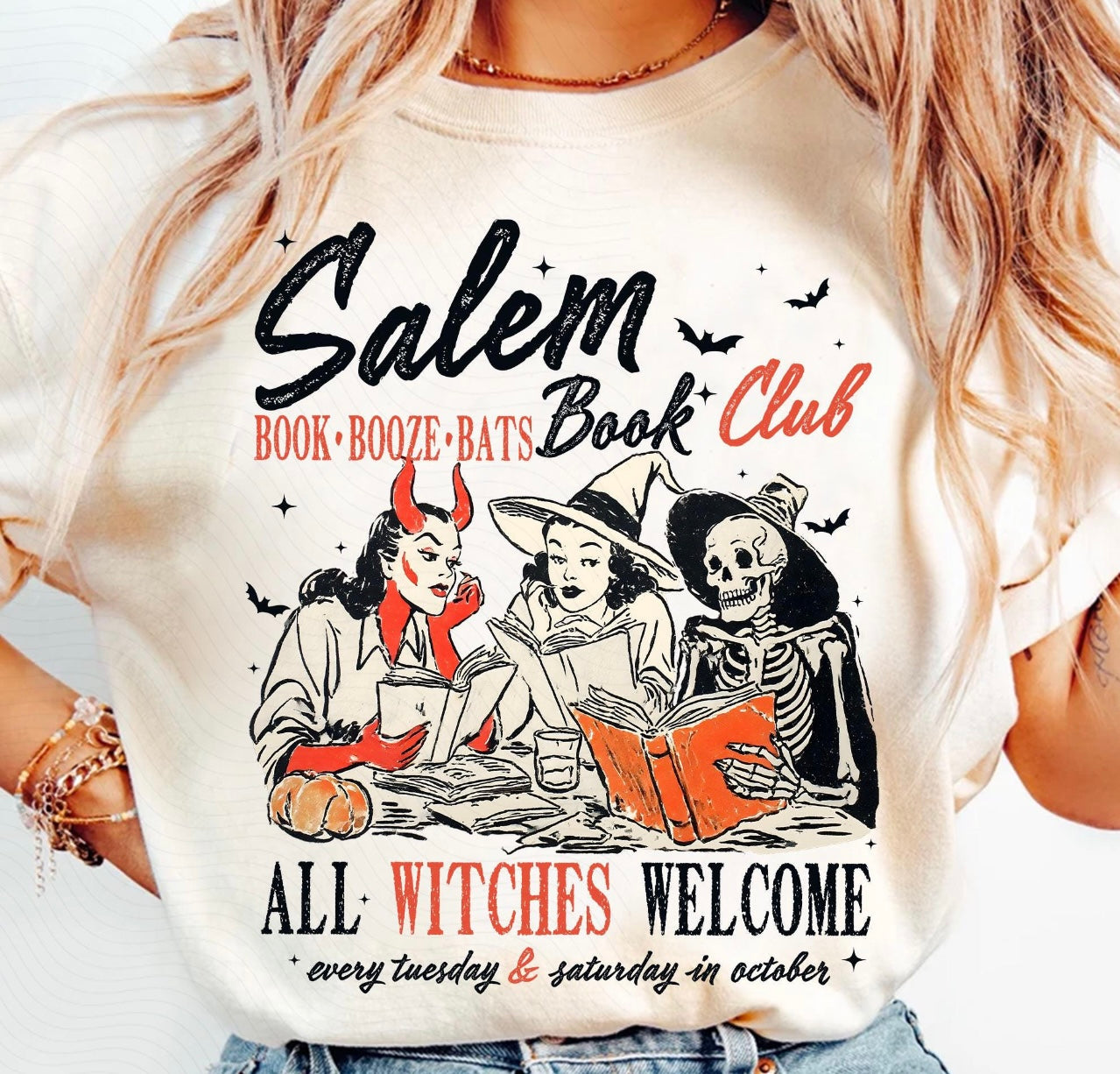 Salem Witch Book Club T-shirt