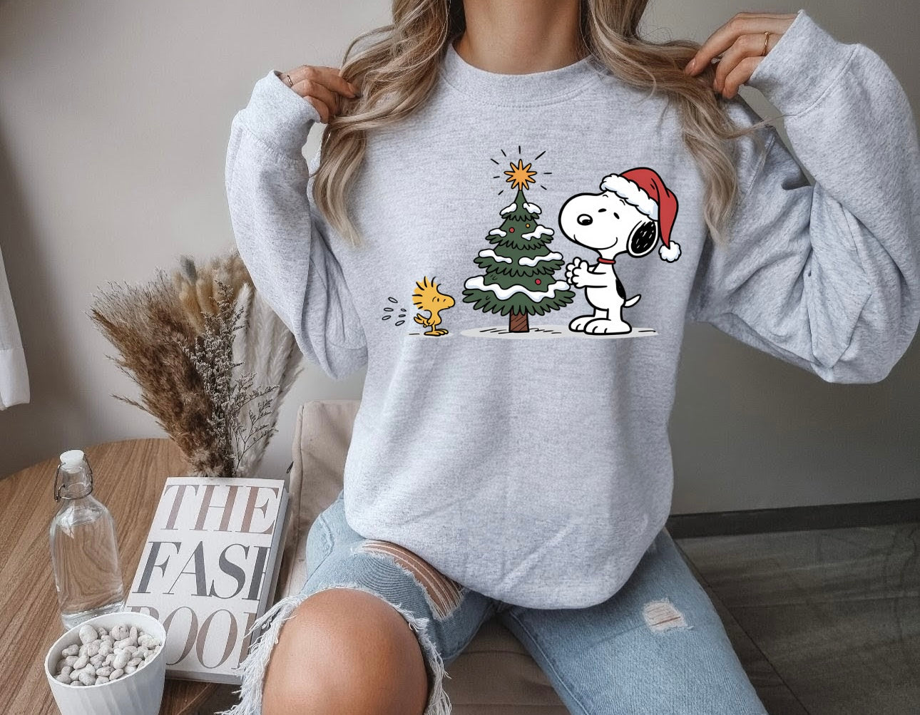 Beagle Christmas Tree Unisex Crewneck Sweatshirt