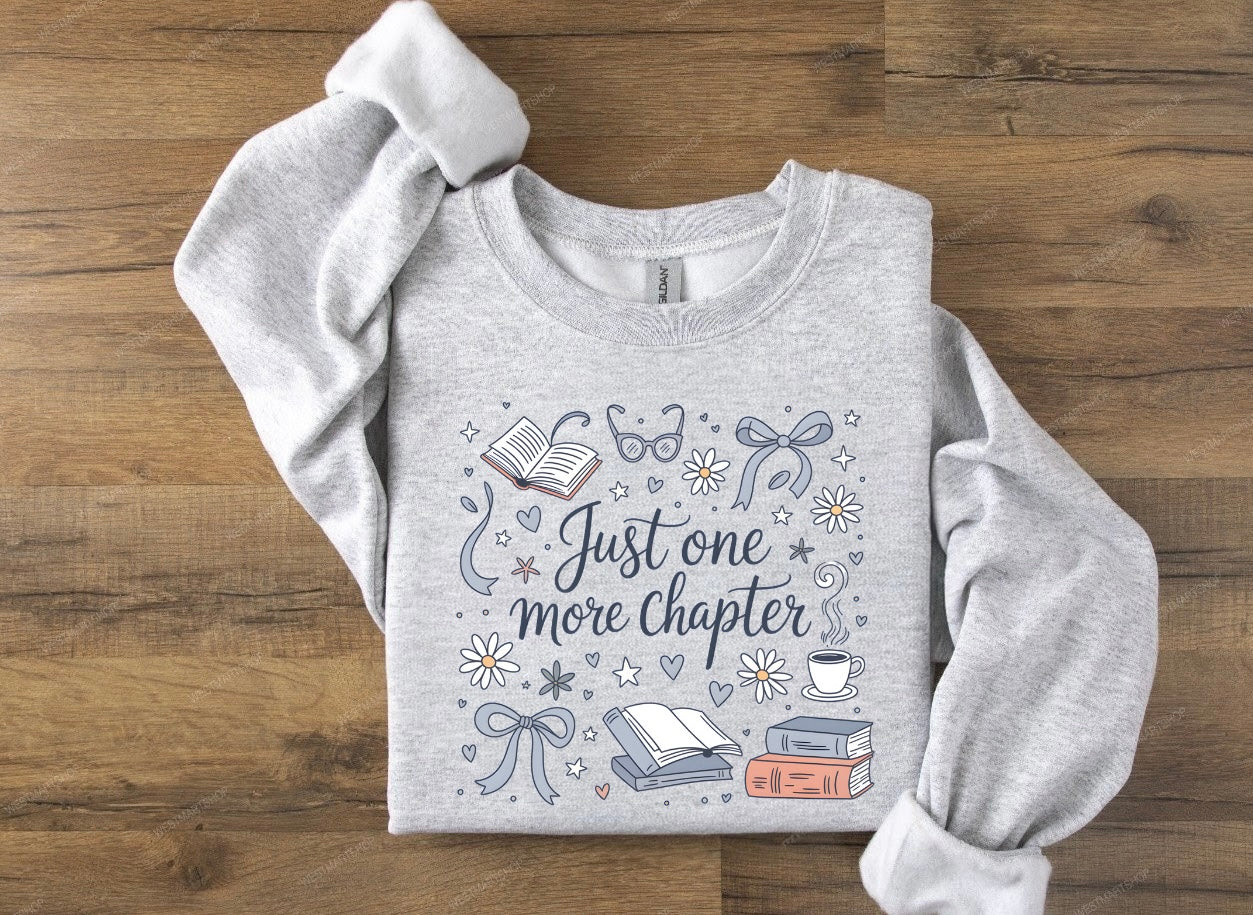 Just one more chapter Crewneck Sweatshirt