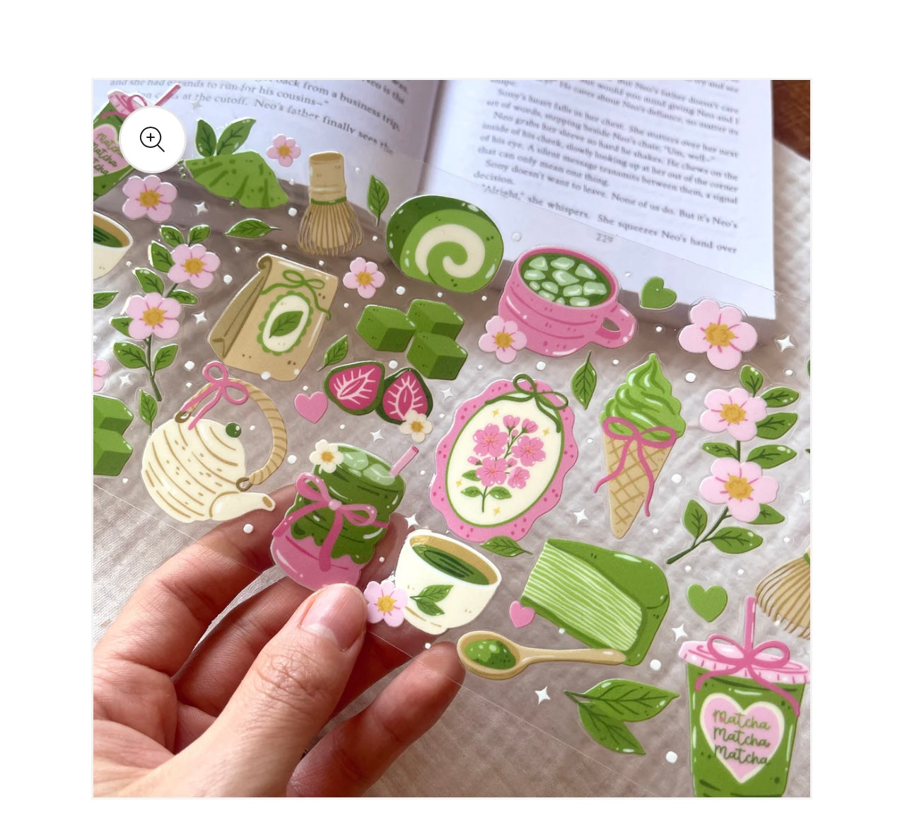 Matcha 16oz Glass Cup with Lid and Glass Straw Included