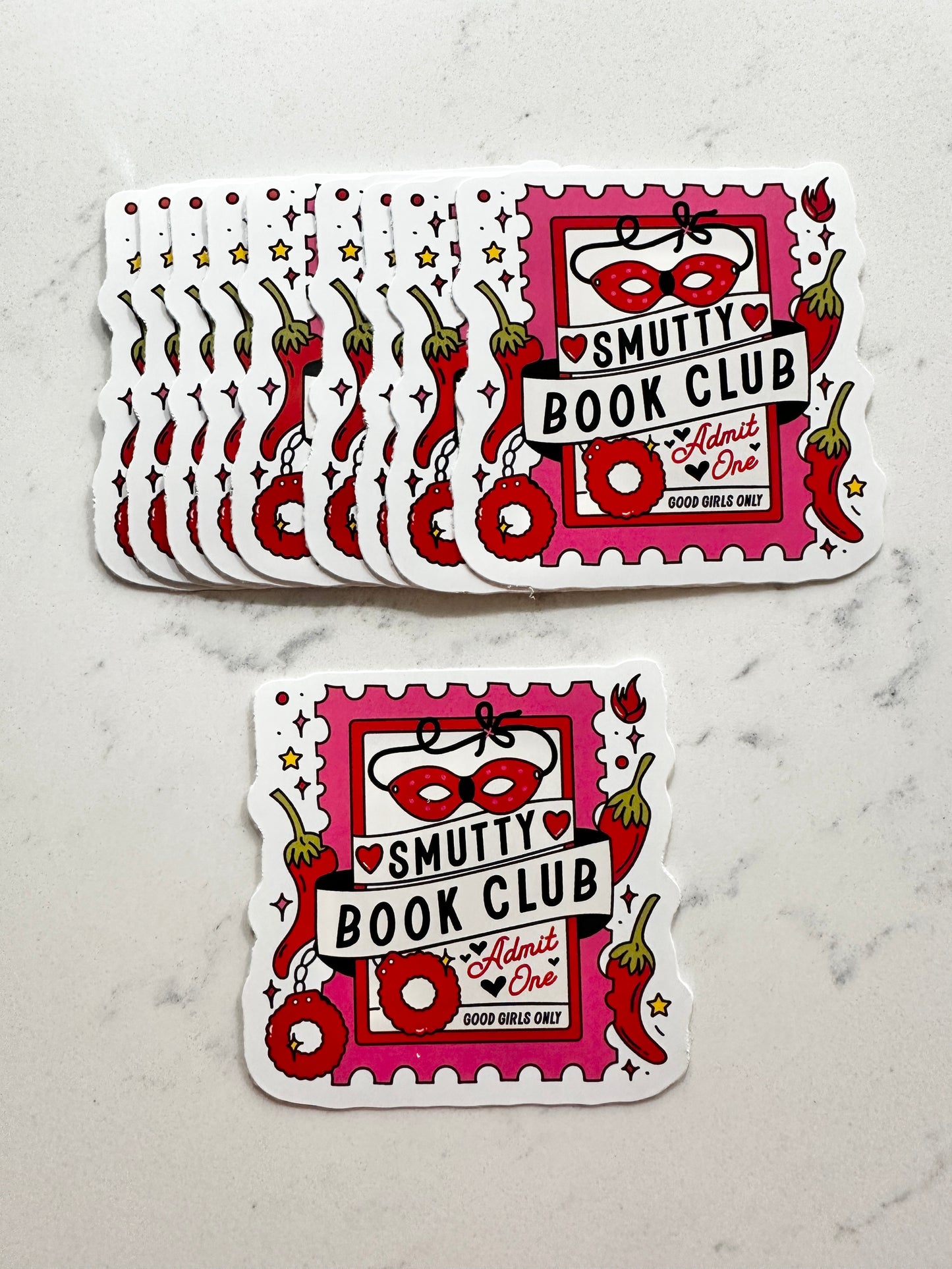 Smutty Book Club Sticker