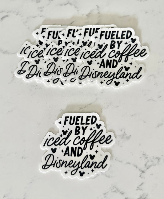 Fueled by Iced Coffee Sticker