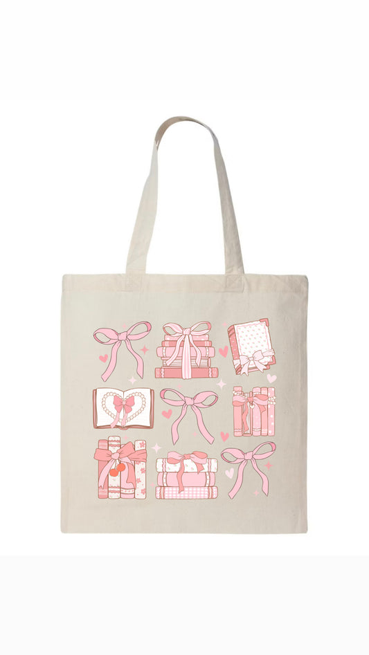 Coquette Books Tote Bag
